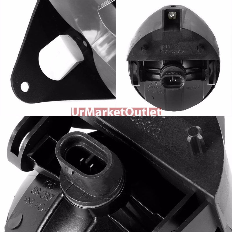 Clear Lens Chrome Housing Fog Light/Lamp Kit For Chrysler 01-06 Sebring/Stratus