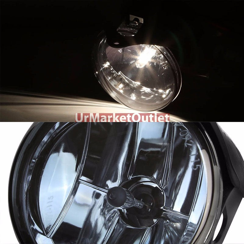 Smoke Lens Chrome Housing Fog Light/Lamp Kit For Chrysler 01-06 Sebring/Stratus