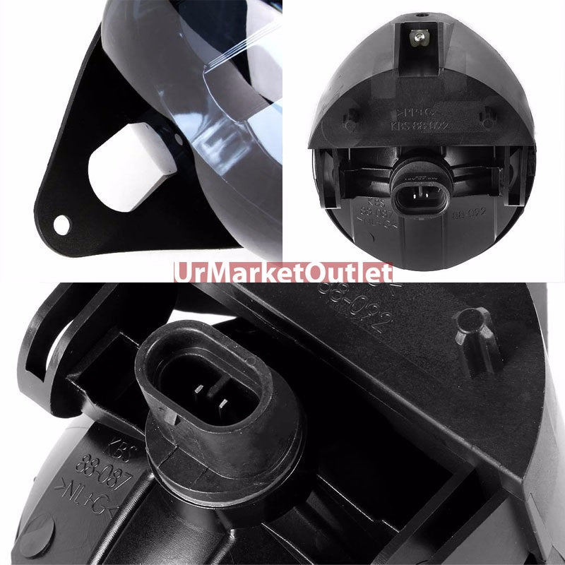 Smoke Lens Chrome Housing Fog Light/Lamp Kit For Chrysler 01-06 Sebring/Stratus