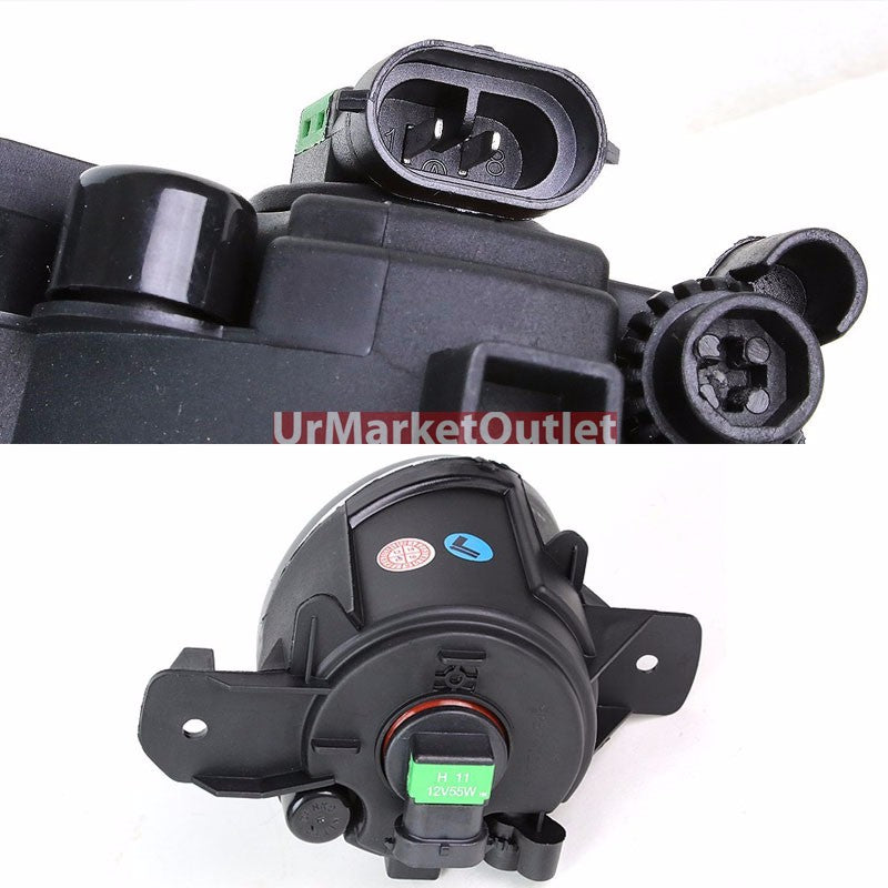 Smoke Lens Front Bumper Fog Light Lamp+Bulb For 07-09 Altima 4DR Sedan L32A