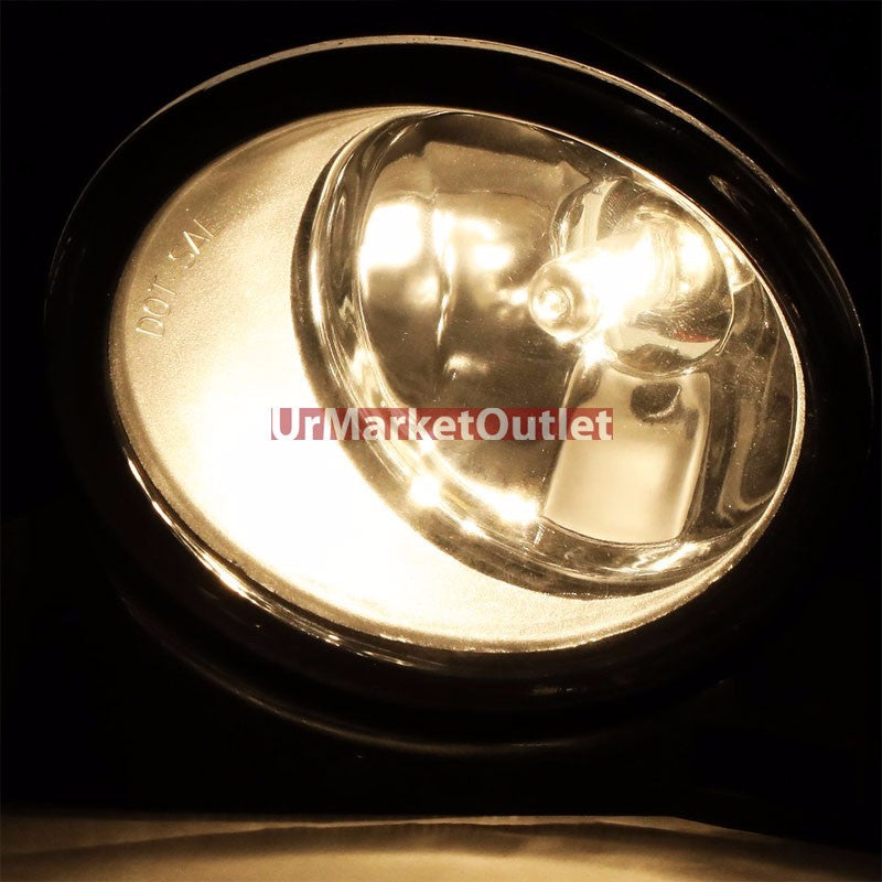 Yellow Amber Lens Front Bumper Fog Light Lamp+Bulb For 08-10 Altima D32 Coupe