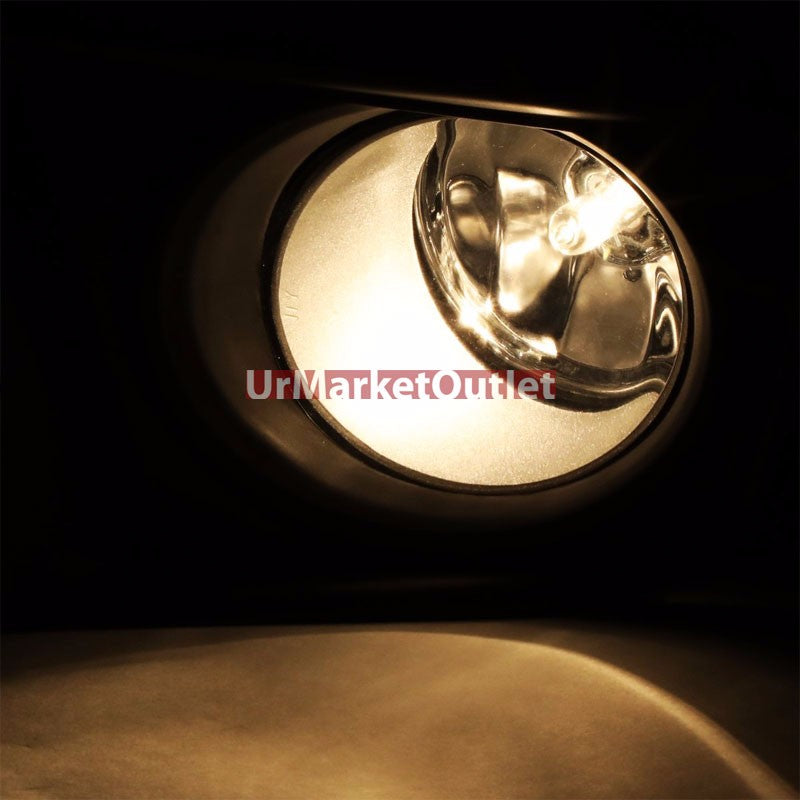 Yellow Lens Front Bumper Replacement Fog Light+Bulb For Toyota 12-16 Tacoma