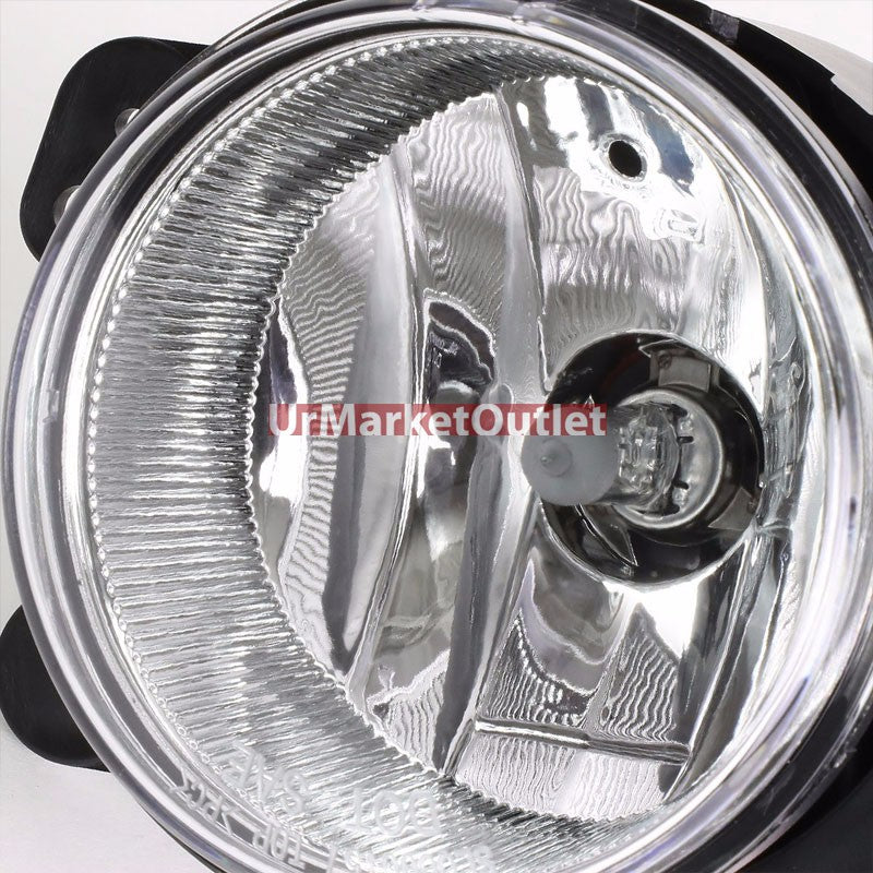 Clear Lens Front Bumper Replacement Fog Light+Bulb For Jeep 07-17 Wrangler JK
