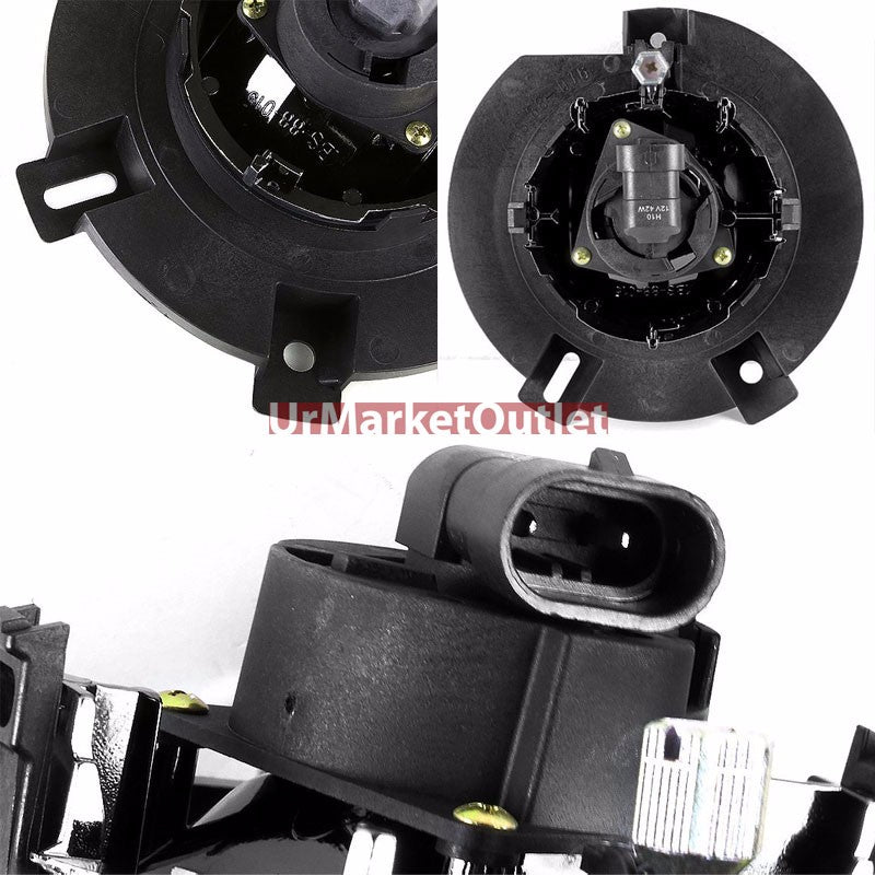 Smoke Lens Chrome Housing Front Fog Light/Lamp Kit For Ford 02-05 Explorer U152