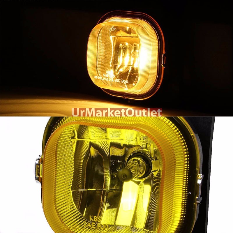 Amber Lens Chrome Housing Fog Light/Lamp For 05-07 F250/350/450/550 SuperDuty