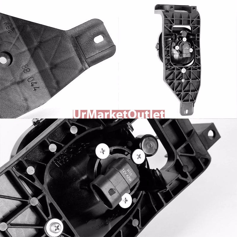 Smoke Lens Chrome Housing Fog Light/Lamp For 05-07 F250/350/450/550 SuperDuty