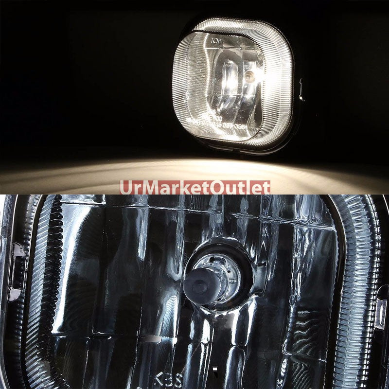 Smoke Lens Chrome Housing Front Bumper Fog Light/Lamp For Ford 06-07 Ranger