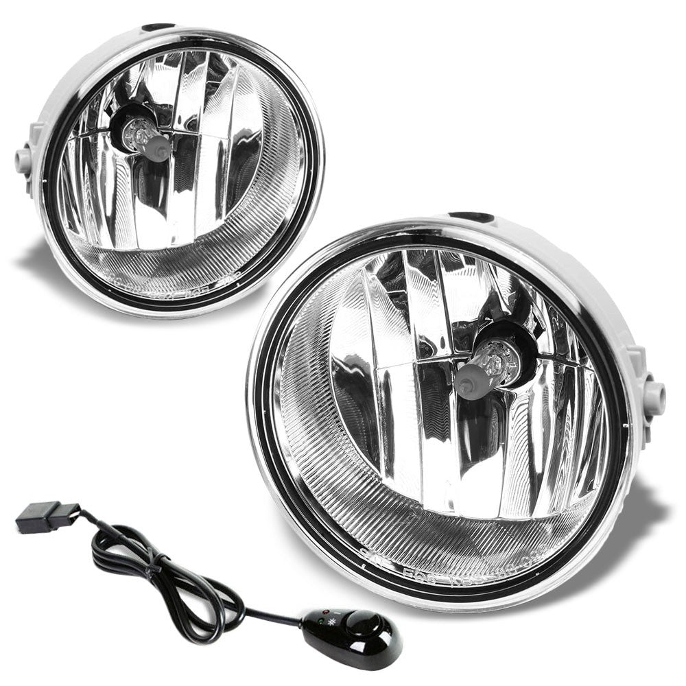 Clear Lens Bumper Reflector Fog Light Replacement Kit For 06-10 FORD F-150