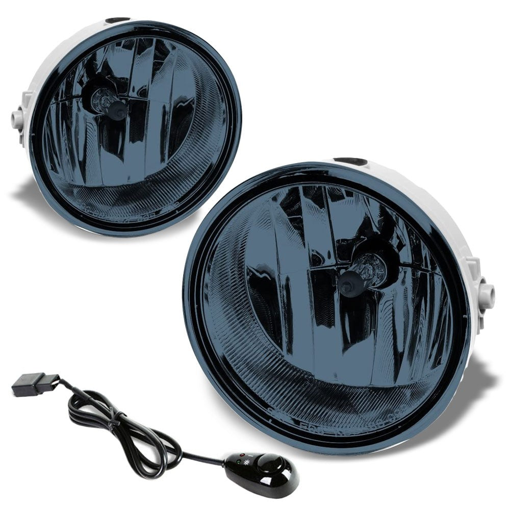 Smoke Lens Bumper Reflector Fog Light Replacement Kit For 06-10 FORD F-150