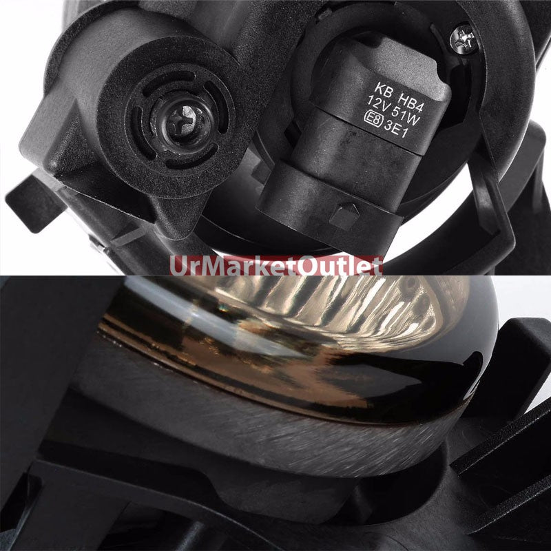 Smoke Lens Chrome Housing Front Bumper Fog Light/Lamp For Subaru 08-11 Impreza