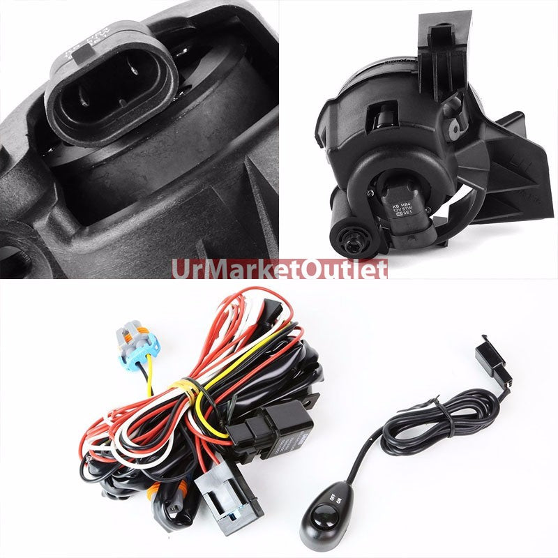 Smoke Lens Chrome Housing Front Bumper Fog Light/Lamp For Subaru 08-11 Impreza