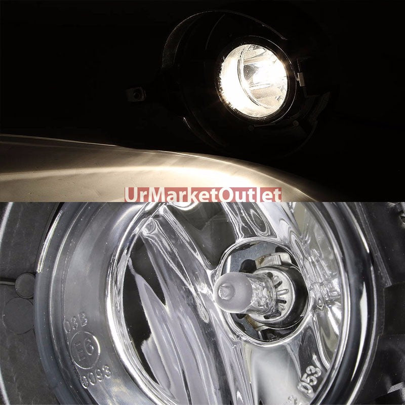 Clear Lens Chrome Housing Front Bumper Fog Light/Lamp For Nissan 05-15 Frontier