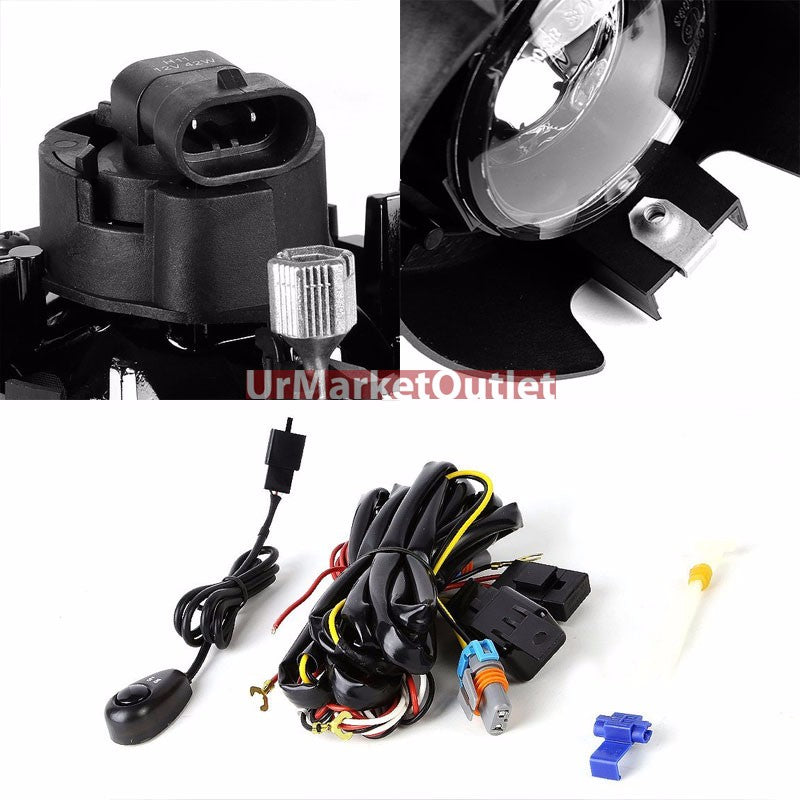 Clear Lens Chrome Housing Front Bumper Fog Light/Lamp For Nissan 05-15 Frontier