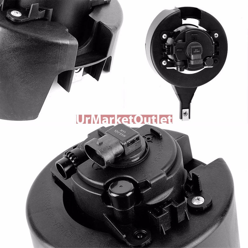 Smoke Lens Chrome Housing Front Bumper Fog Light/Lamp For Nissan 05-15 Frontier