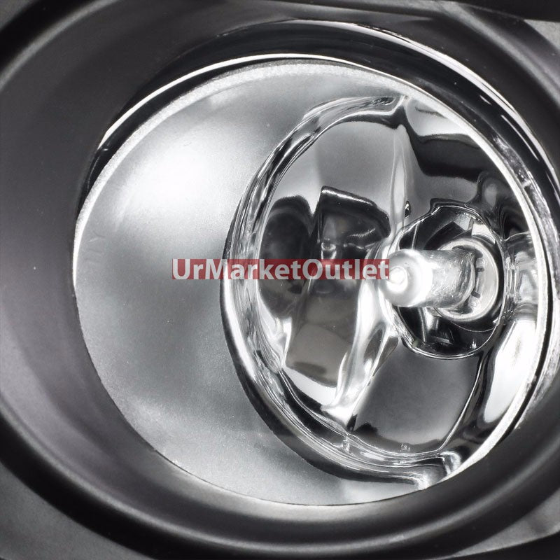 Clear Lens Front Bumper Fog Light Lamp+Bulb+Switch For Toyota 12-16 Tacoma