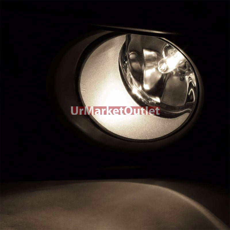 Smoke Lens Front Bumper Fog Light Lamp+Bulb+Switch For Toyota 12-16 Tacoma