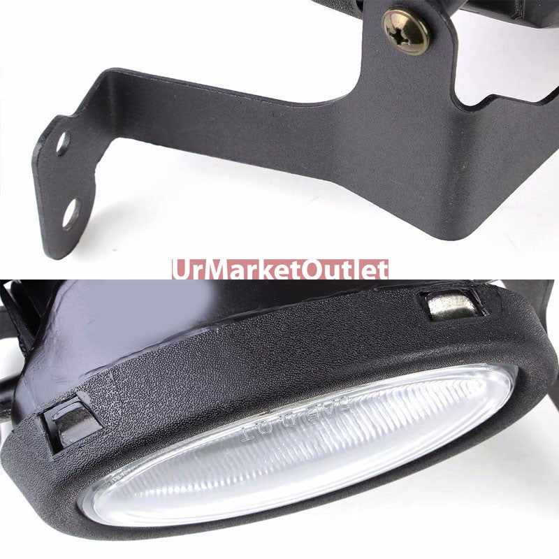 Clear Lens Chrome Housing Front Bumper Fog Light/Lamp Kit For Honda 06-08 Civic