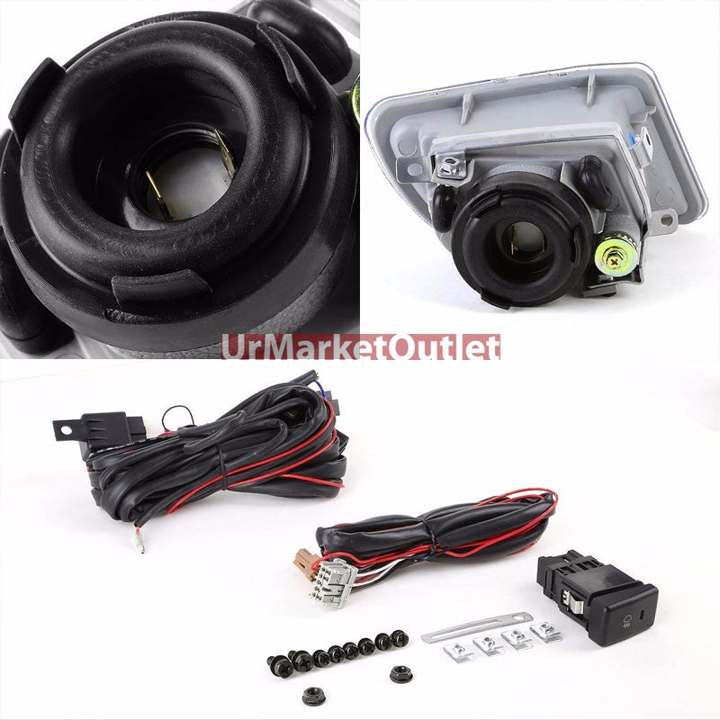 Smoke Lens Chrome Housing Front Bumper Fog Light/Lamp For Honda 99-04 Odyssey