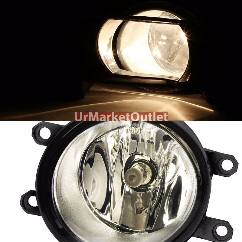 Smoke Lens Chrome Housing Front Bumper Fog Light/Lamp For Toyota 07-09 Camry