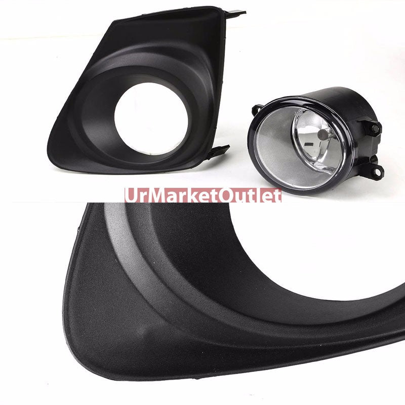 Clear Lens Chrome Housing Front Bumper Fog Light/Lamp For Toyota 11-13 Corolla