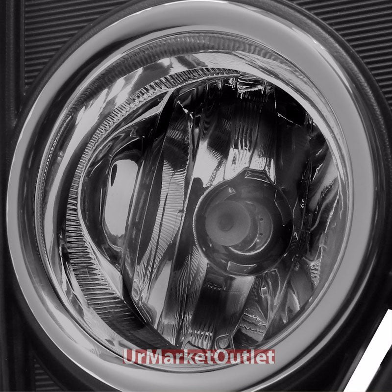 Smoke Lens Front Bumper Fog Light Lamp w/Bezel+Bulb+Switch For 16+ Rav4 XA40
