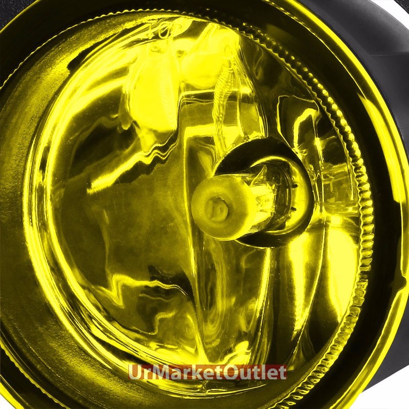 Amber Len Front Bumper Fog Light Lamp+Bulb+Switch For 10+ Outlander/Sport/RVR