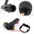 Smoke Len LED Projector Front Replacement Bumper Round Fog Light Lamp+Bulb+Mount
