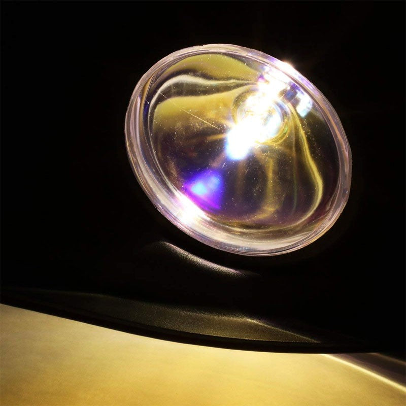 Roof Top Mount Fog Light Lamp Bar Black Bezel Neo Chrome Lens Fit Truck SUV ATV