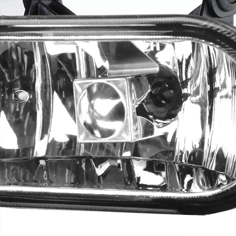 Front Bumper Driving Fog Light Lamp+Switch 899 Bulb Clear Len For 02-06 Escalade