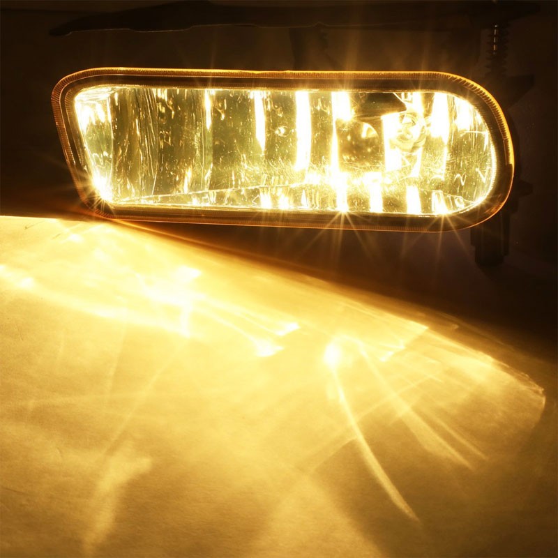 Front Bumper Driving Fog Light Lamp+Switch 899 Bulb Clear Len For 02-06 Escalade