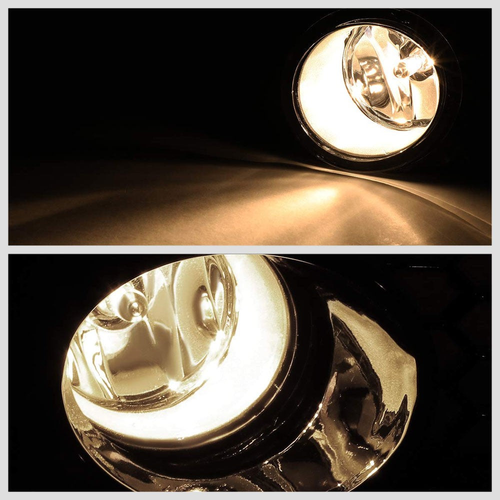 Front Bumper Smoke Lens Fog Light Lamp+Bulbs For 16-18 Scion/Toyota Corolla iM