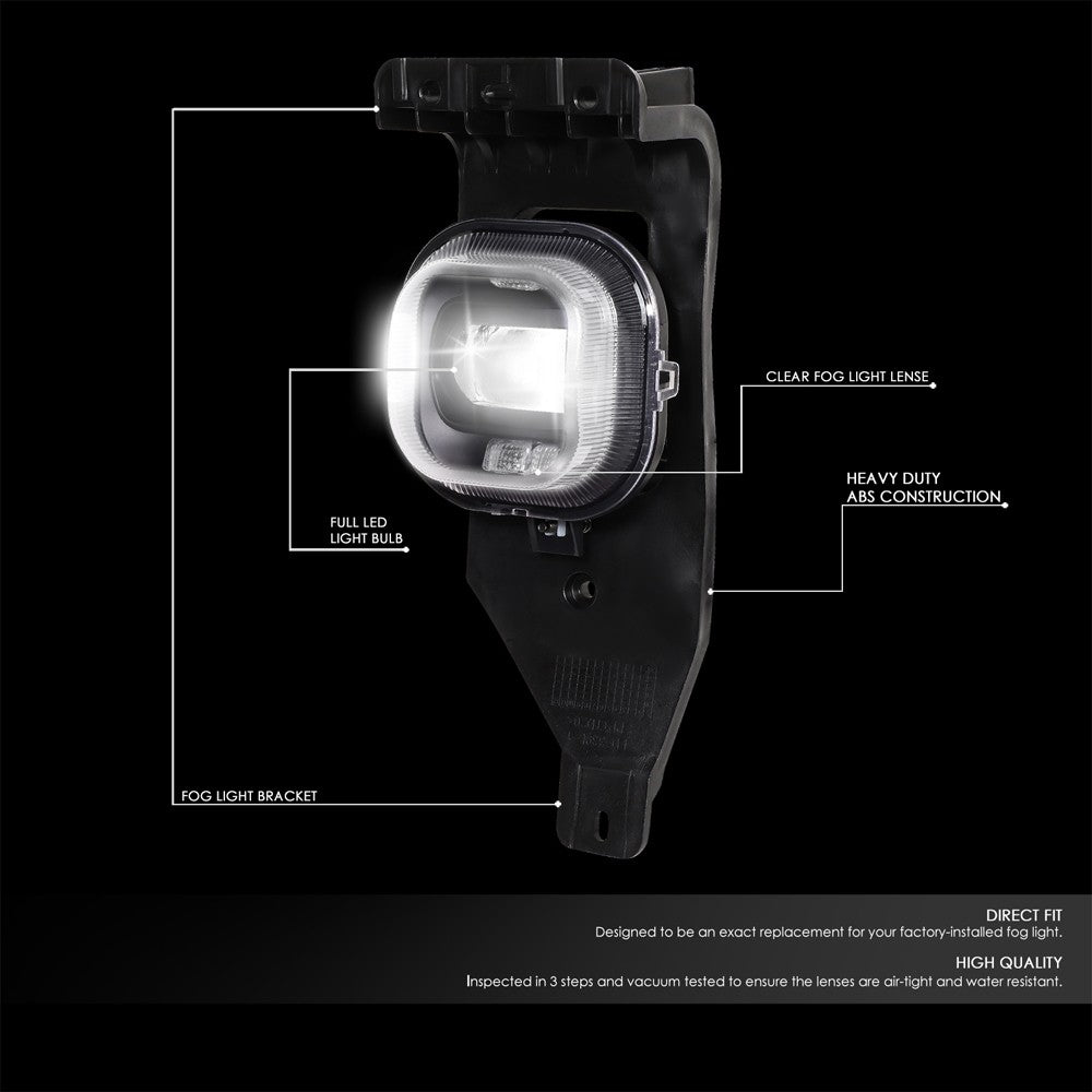 Front Bumper Replace Left/Right LED Fog Light Bulb w/Switch For 05-07 F-250 SD