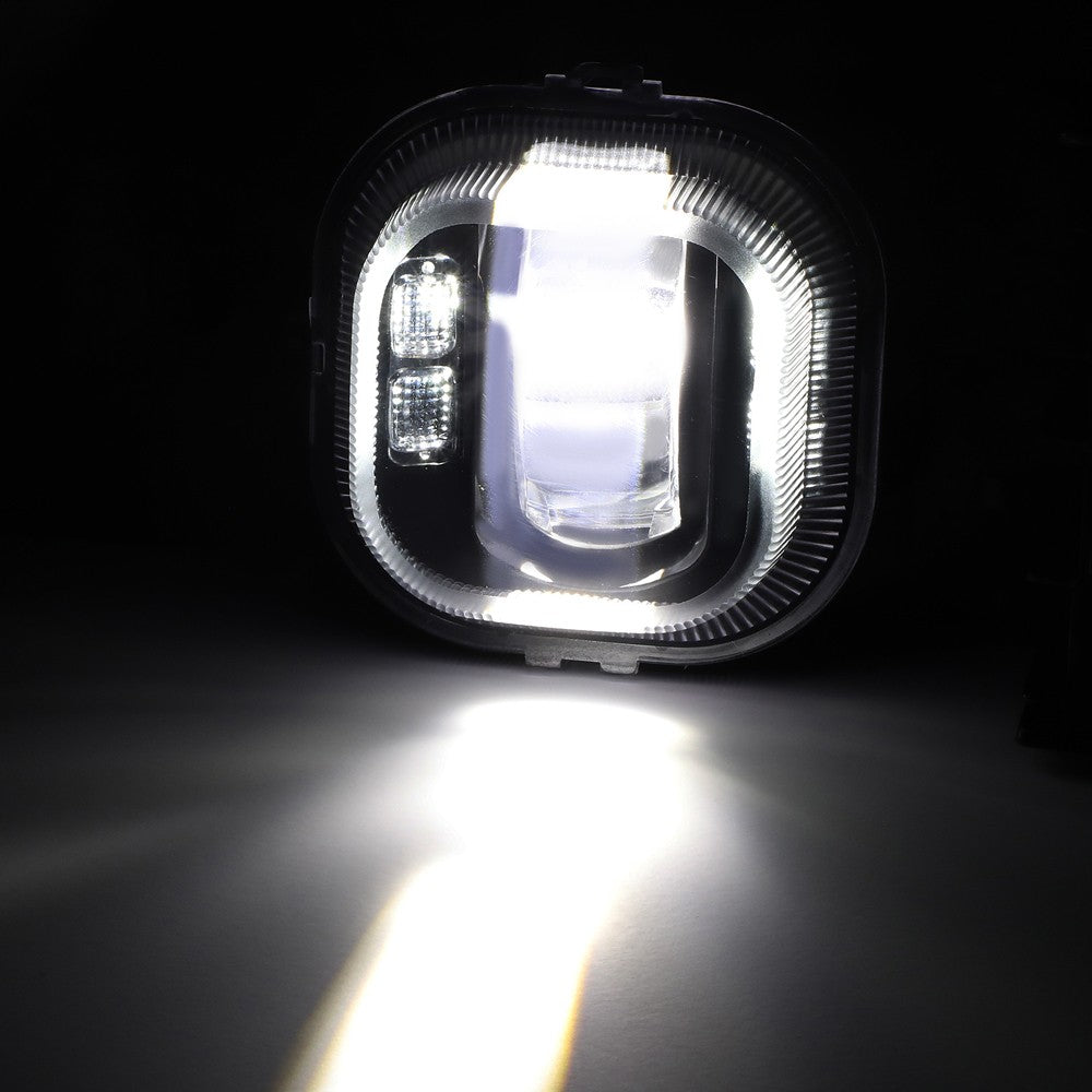 Front Bumper Replace Left/Right LED Fog Light Bulb w/Switch For 05-07 F-250 SD