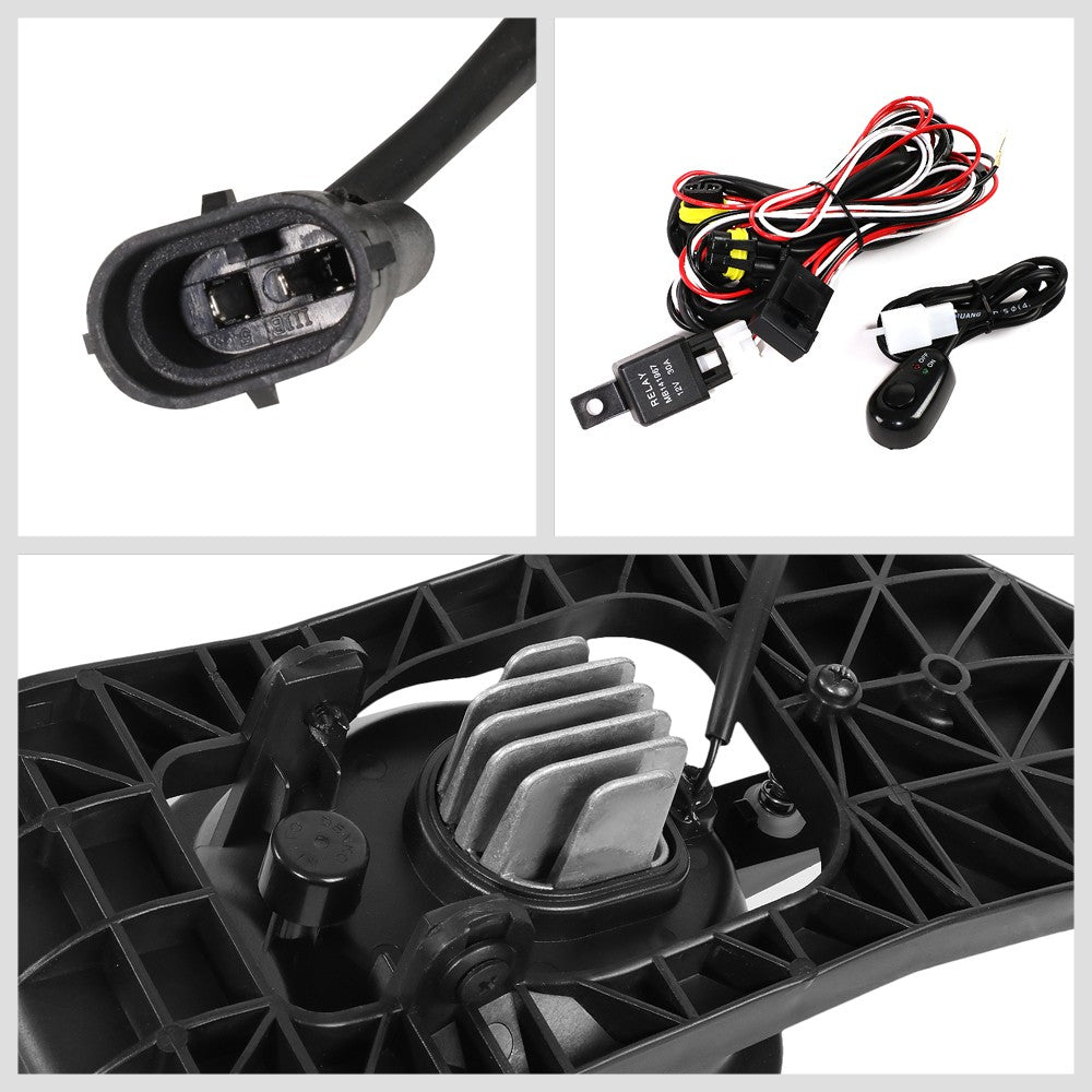 Front Bumper Replace Left/Right LED Fog Light Bulb w/Switch For 05-07 F-250 SD