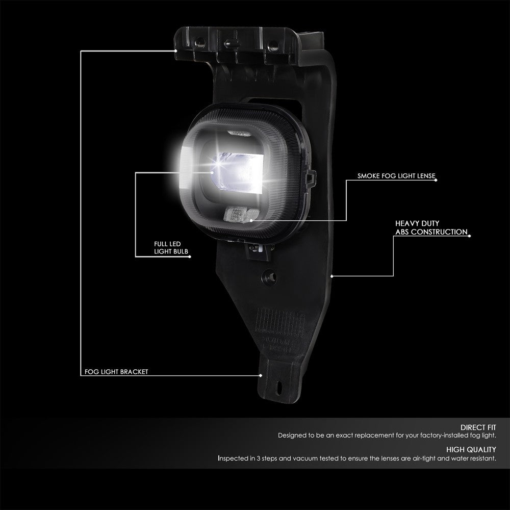 Front Bumper Replace Left/Right LED Fog Light w/Switch For 05-07 F-350 SD