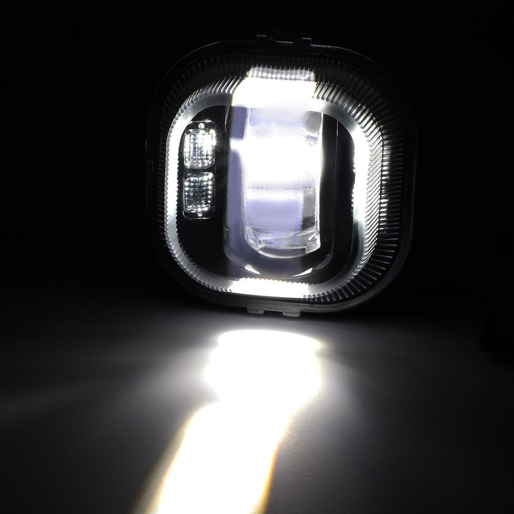 Front Bumper Replace Left/Right LED Fog Light w/Switch For 05-07 F-350 SD