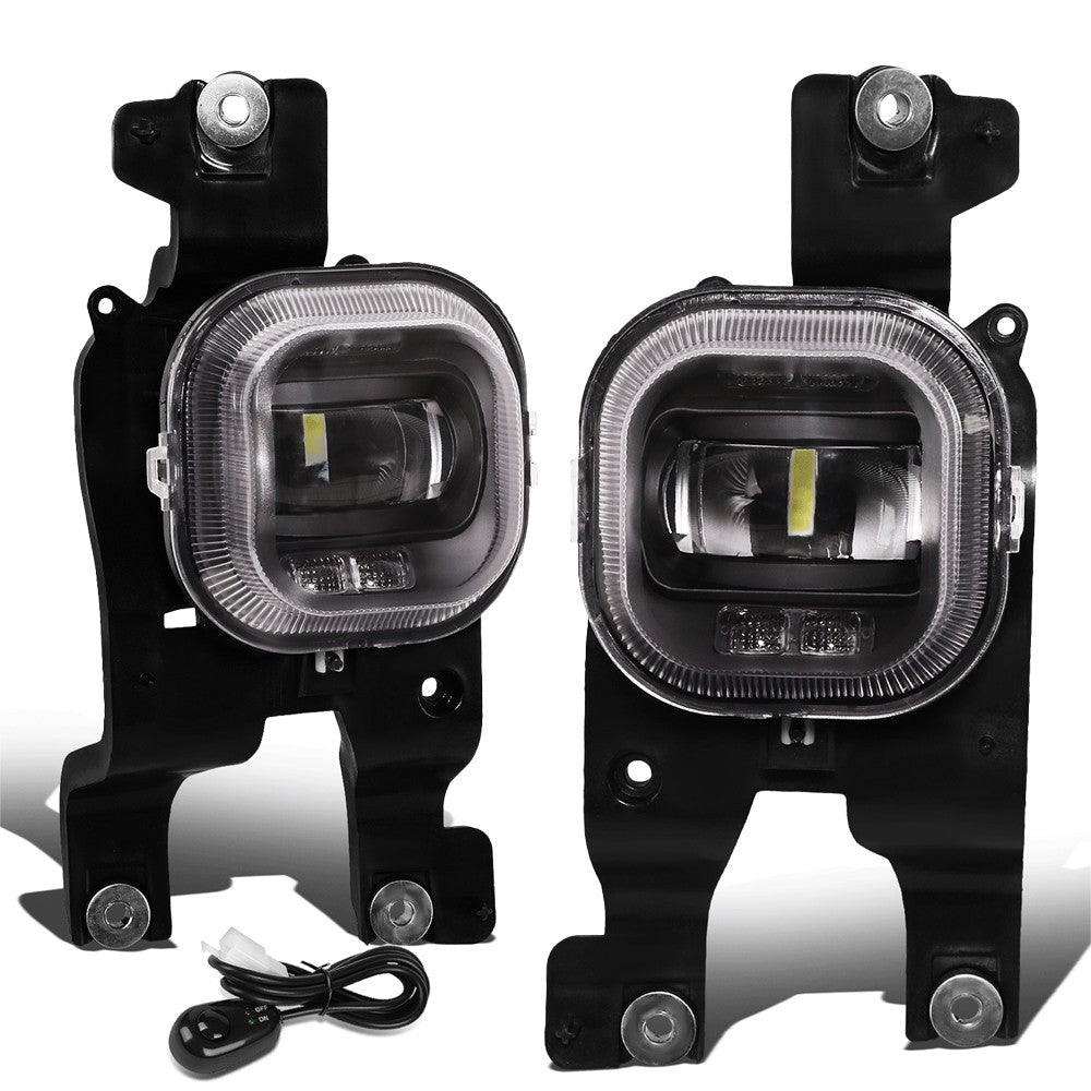Front Bumper Replace Left/Right LED Fog Light Bulb w/Switch For 08-10 F-250 SD
