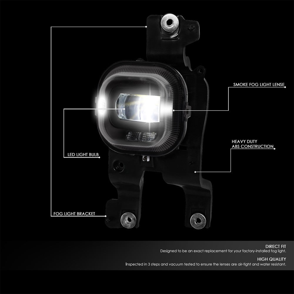 Front Bumper Replace Left/Right LED Fog Light w/Switch For 08-10 F-350 SD