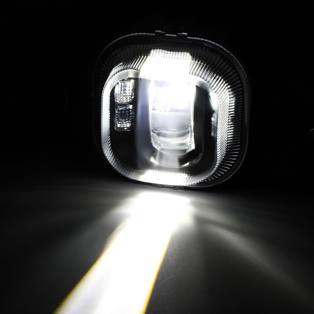 Front Bumper Replace Left/Right LED Fog Light w/Switch For 08-10 F-350 SD