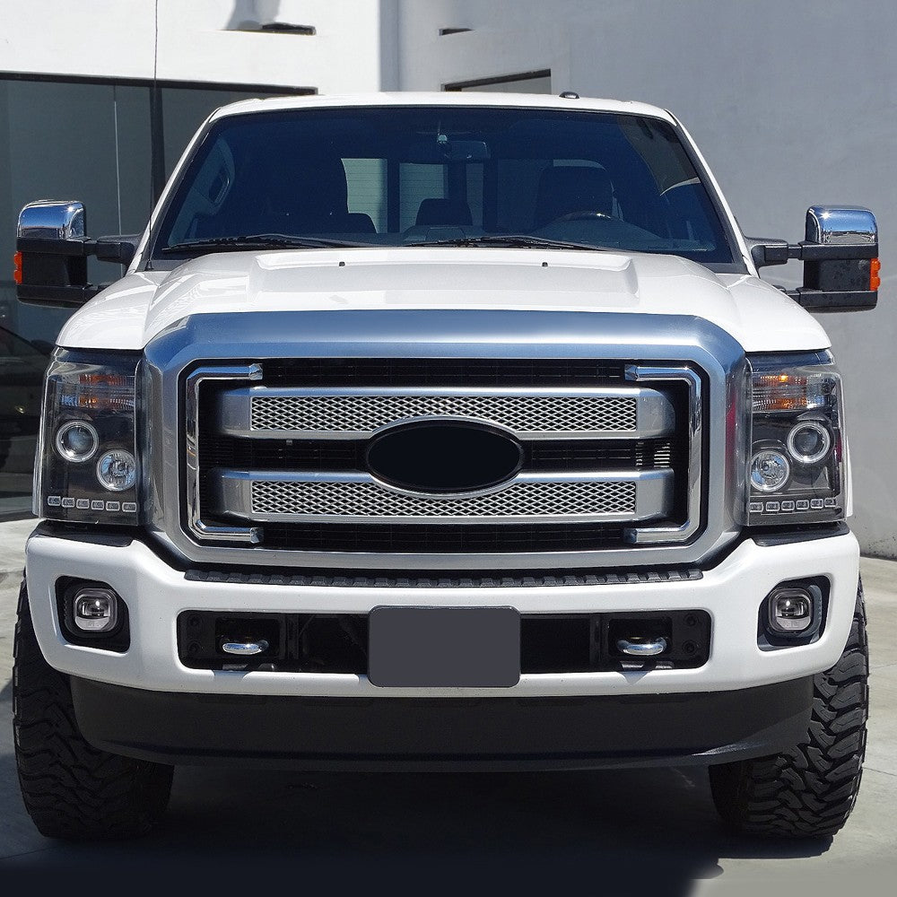 Front Bumper Replace Left/Right LED Fog Light Bulb w/Switch For 11-16 F-250 SD