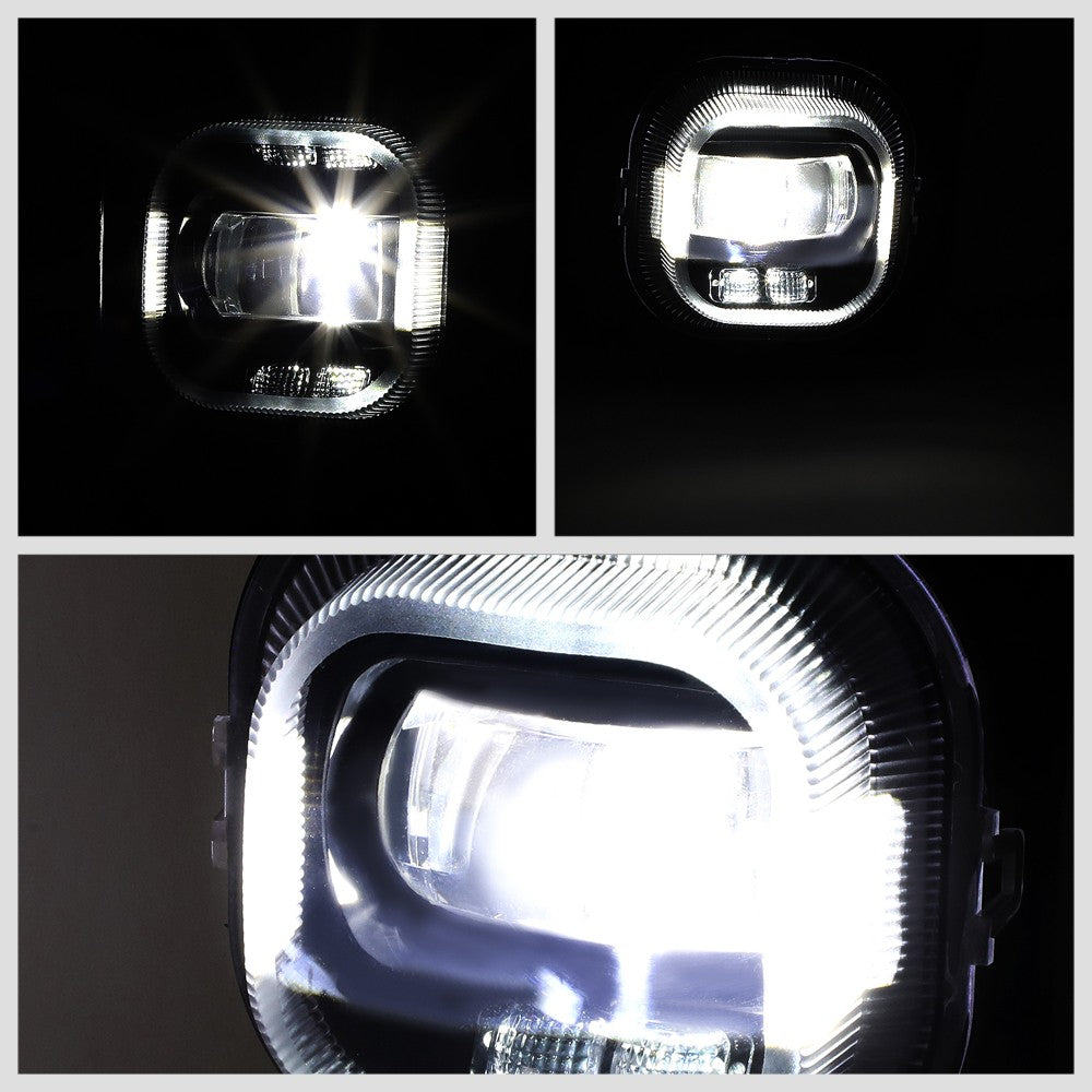 Front Bumper Replace Left/Right LED Fog Light w/Switch For 11-16 F-350 SD