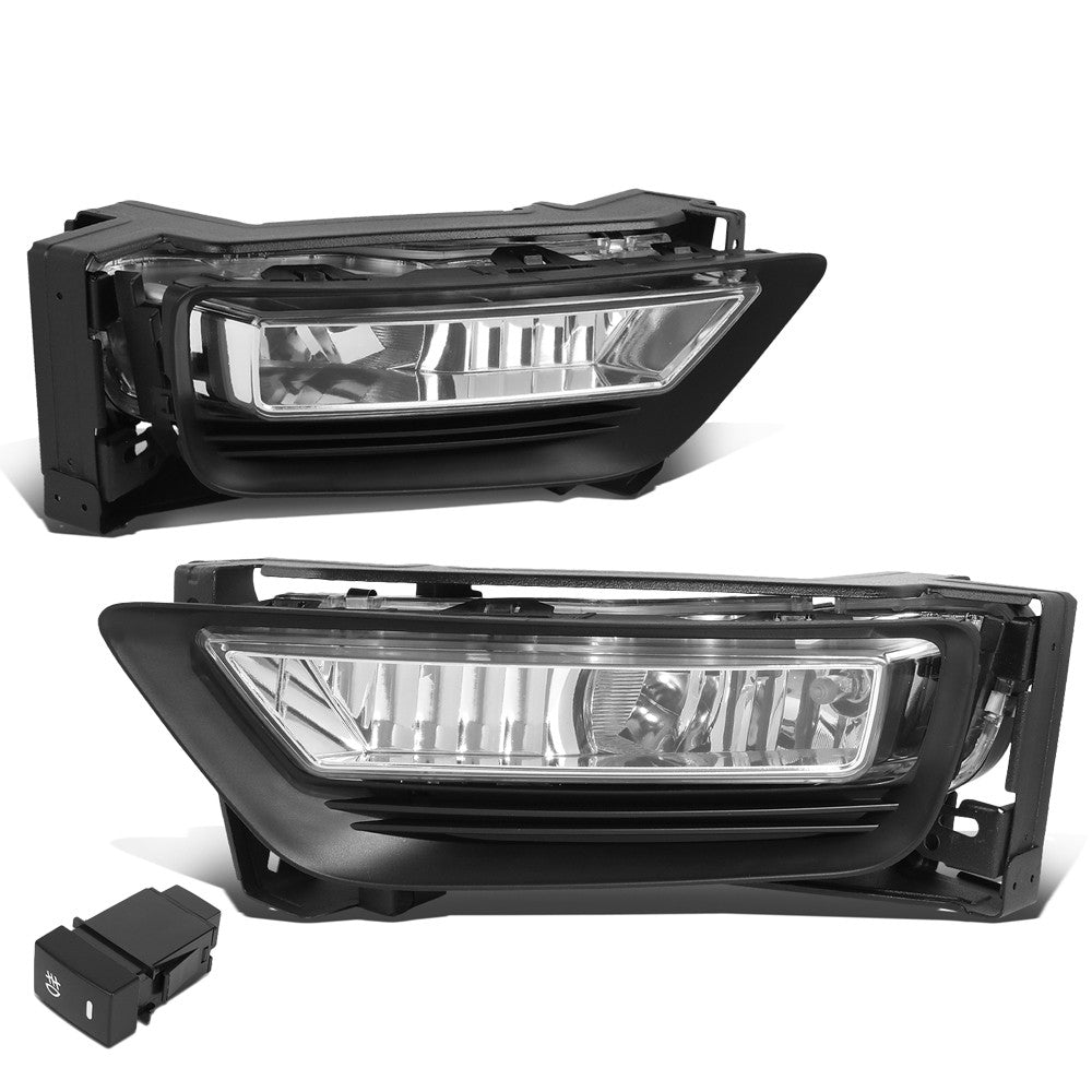 Front Bumper Replace Left/Right Halogen Fog Light w/Switch For 13-15 Altima