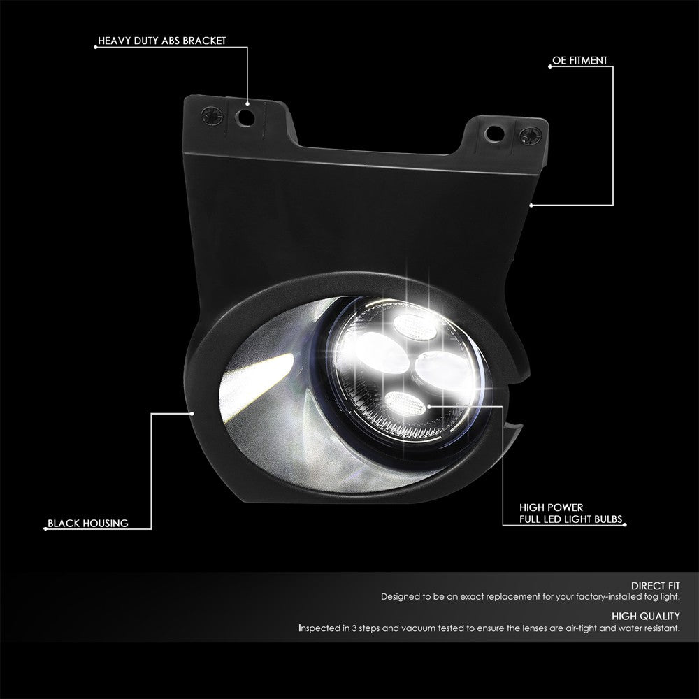 Front Bumper Replace Left/Right LED Fog Light Bulb w/Switch For 09-14 F-150