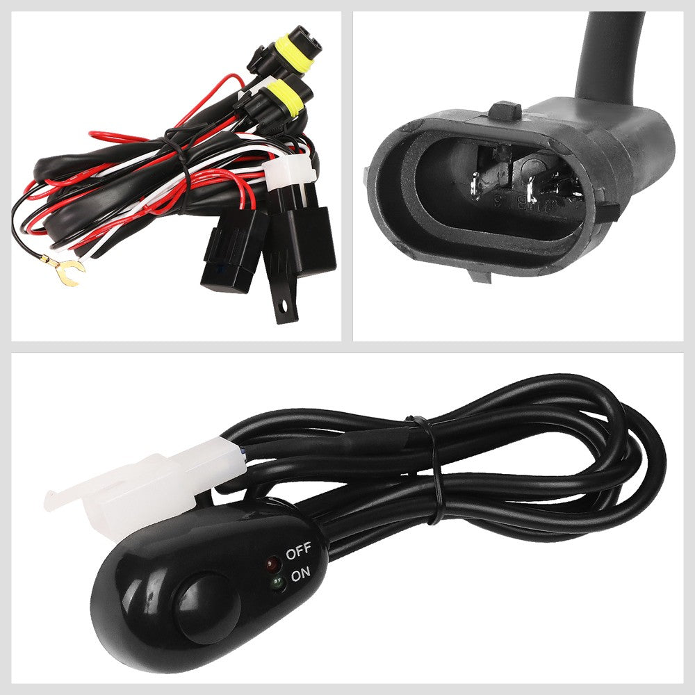 Front Bumper Replace Left/Right LED Fog Light Bulb w/Switch For 09-14 F-150