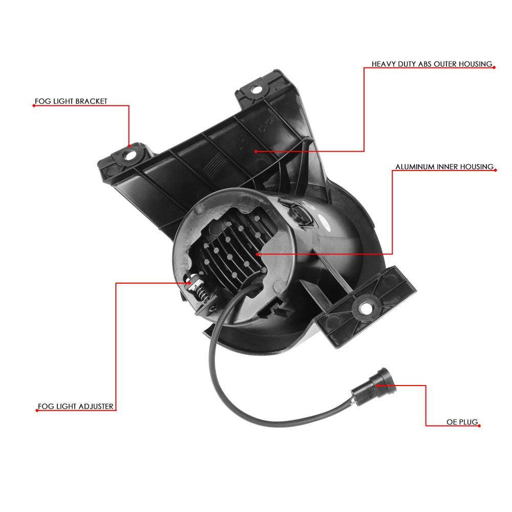 Front Bumper Replace Left/Right LED Fog Light Bulb w/Switch For 09-14 F-150