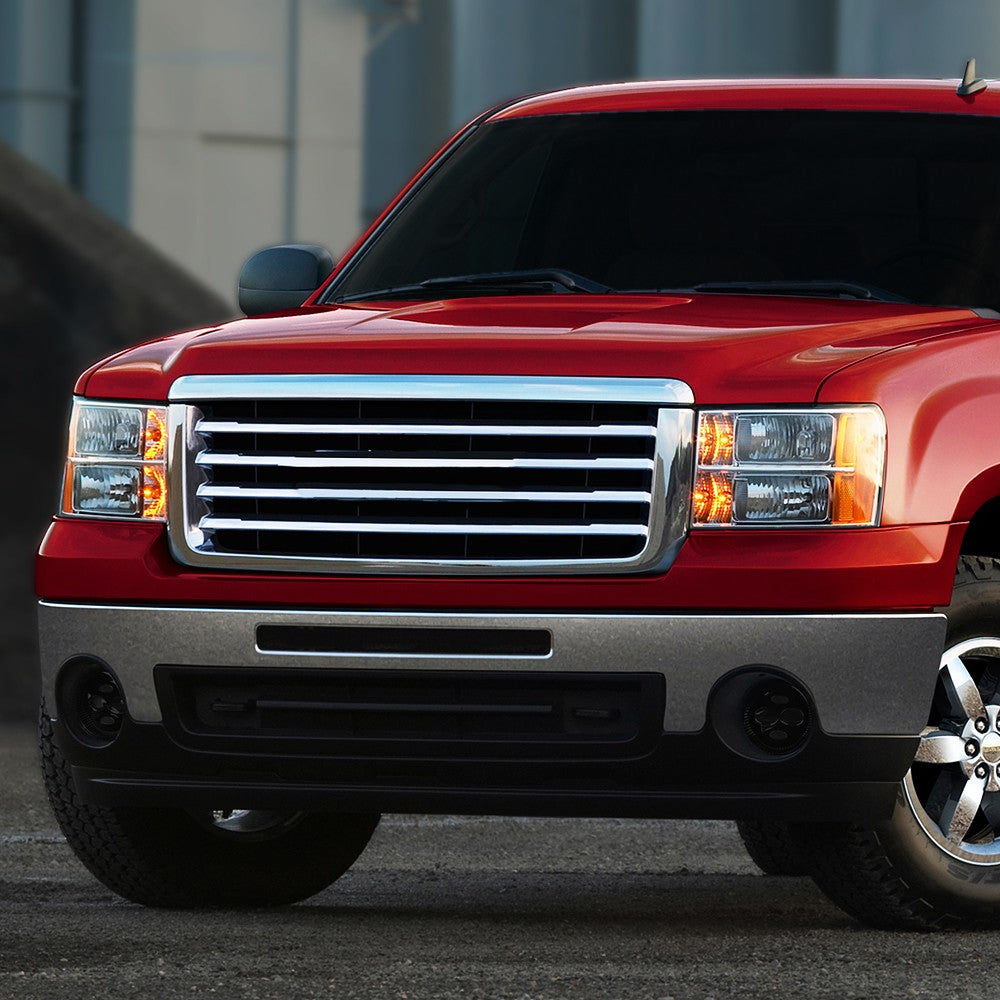 Front Bumper Replace Left/Right LED Fog Light w/Switch For 07-14 Sierra 3500 HD