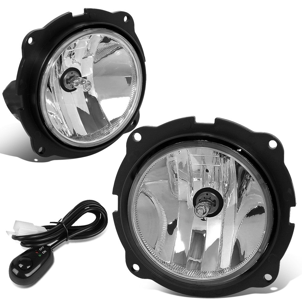 Front Bumper Replace Left/Right Halogen Fog Light w/Switch For 07-12 Ford Escape