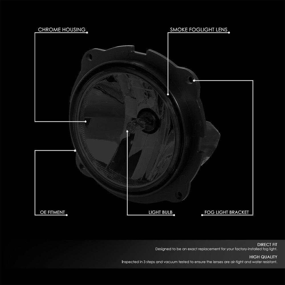 Front Bumper Replace Left/Right Halogen Fog Light w/Switch For 07-12 Escape