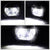 Clear Lens LED Front Bumper Fog Light Lamps w/Switch For 20+ Toyota Highlander (XU70 4th)