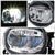 Clear Lens LED Front Bumper Fog Light Lamps w/Switch For 20+ Toyota Highlander (XU70 4th)